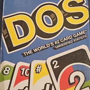 Mattel DOS Card Game - Blue and Multicolor Fun
